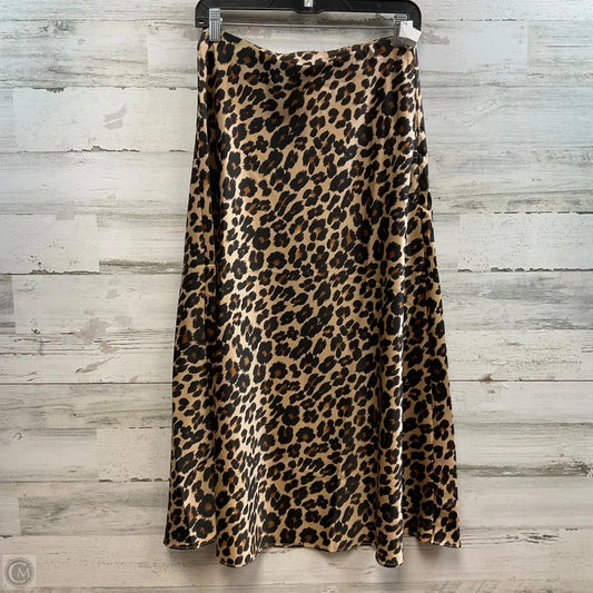 Skirt Midi By Talbots In Animal Print, Size: 2
