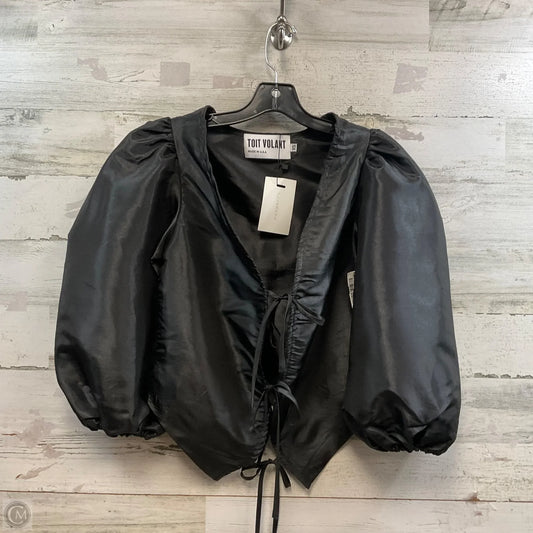 Top Long Sleeve By TOIT VOLANT In Black, Size: Xs