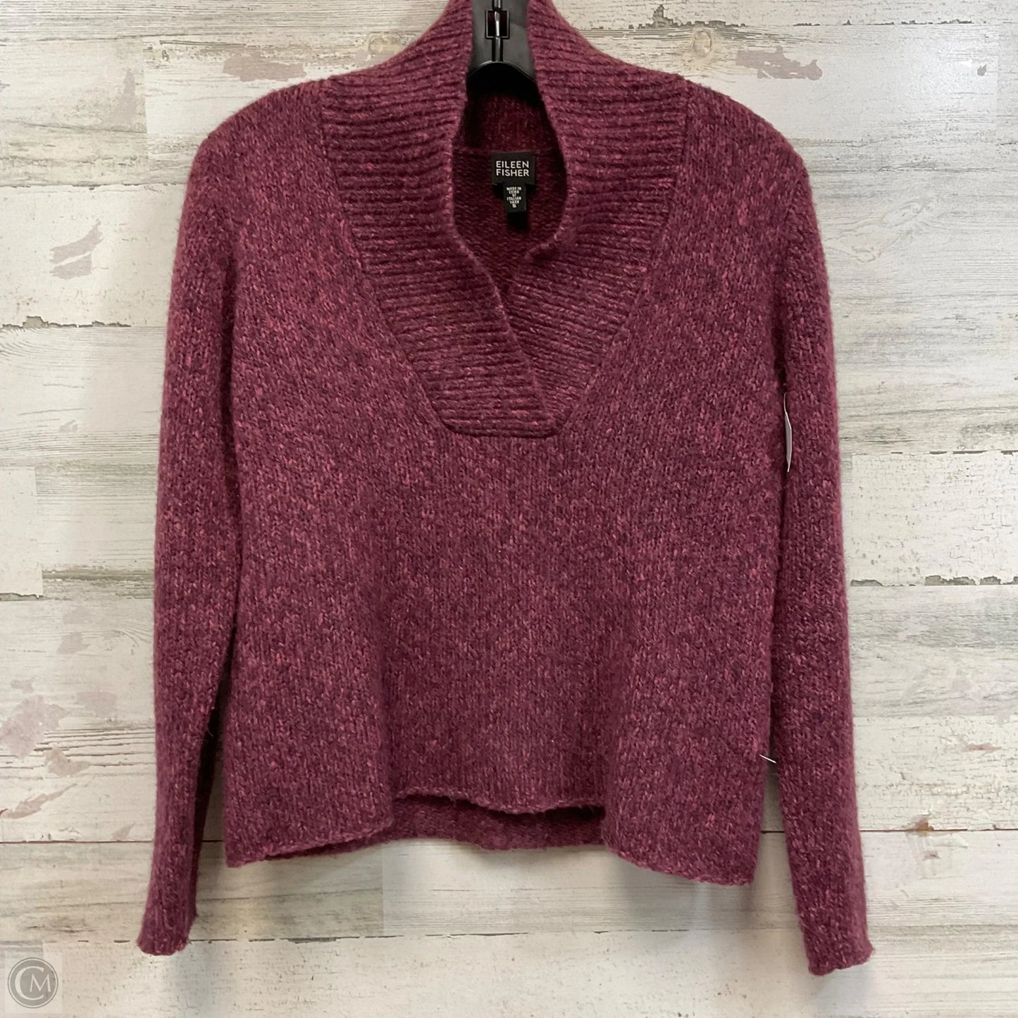 Sweater By Eileen Fisher In Purple, Size: S