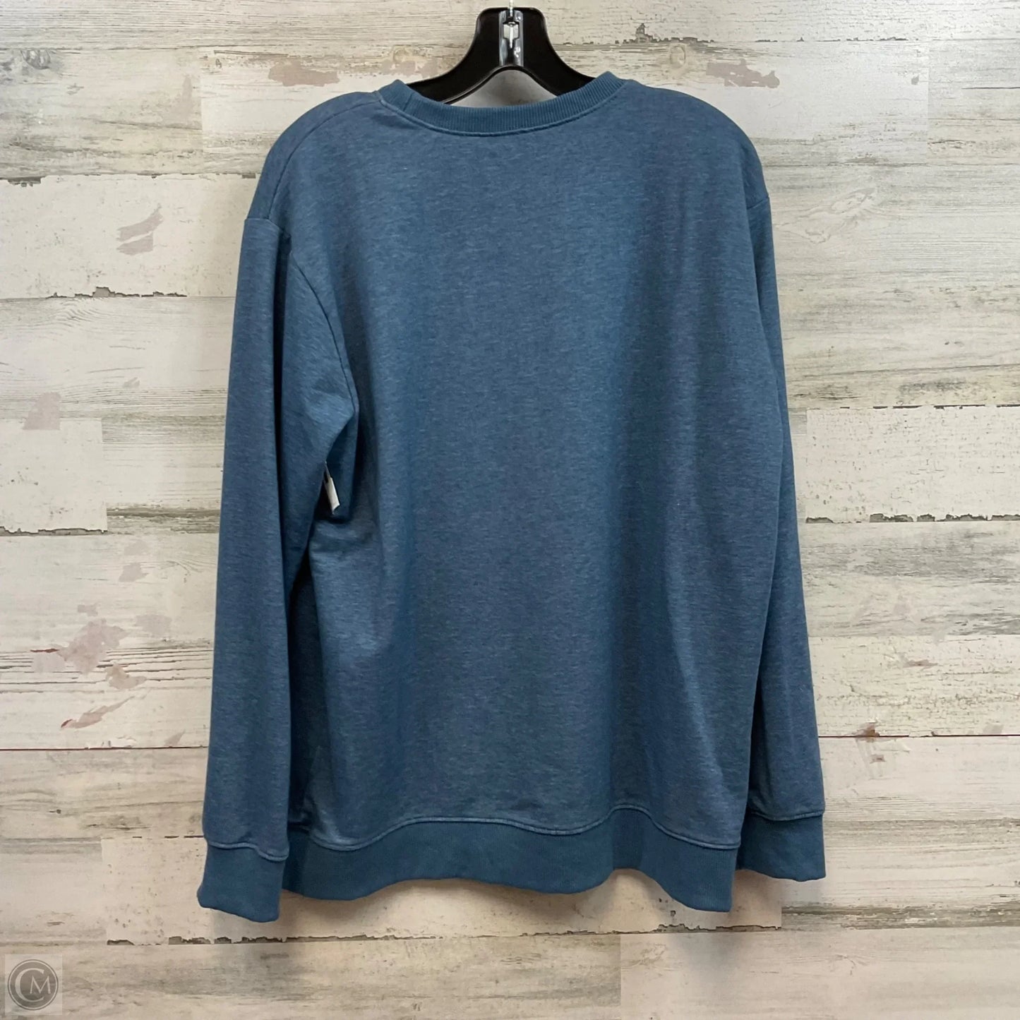 Sweatshirt Crewneck By Cmf In Blue, Size: L