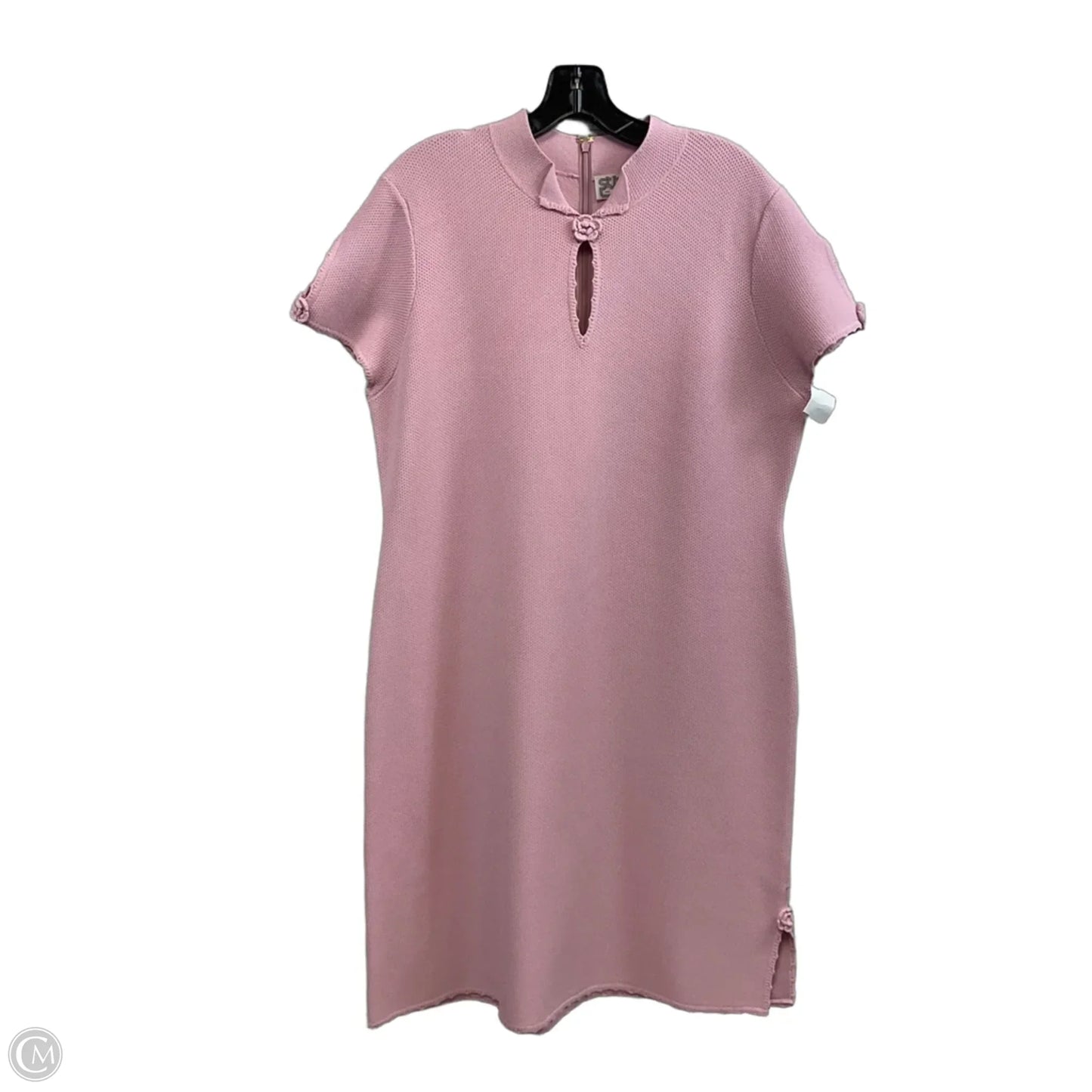 Dress Casual Short By St John Knits In Pink, Size: Xl