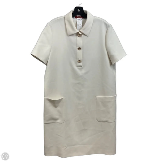 Dress Designer By Max Mara In Cream, Size: L