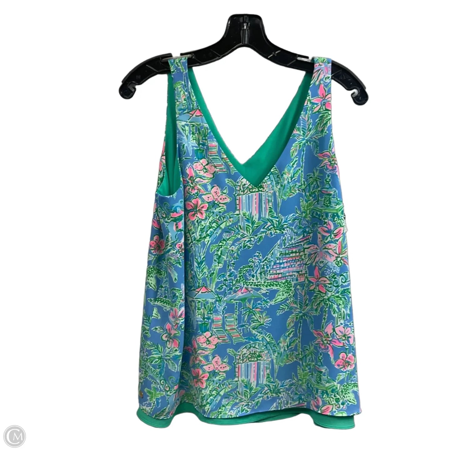 Top Sleeveless By Lilly Pulitzer In Tropical Print