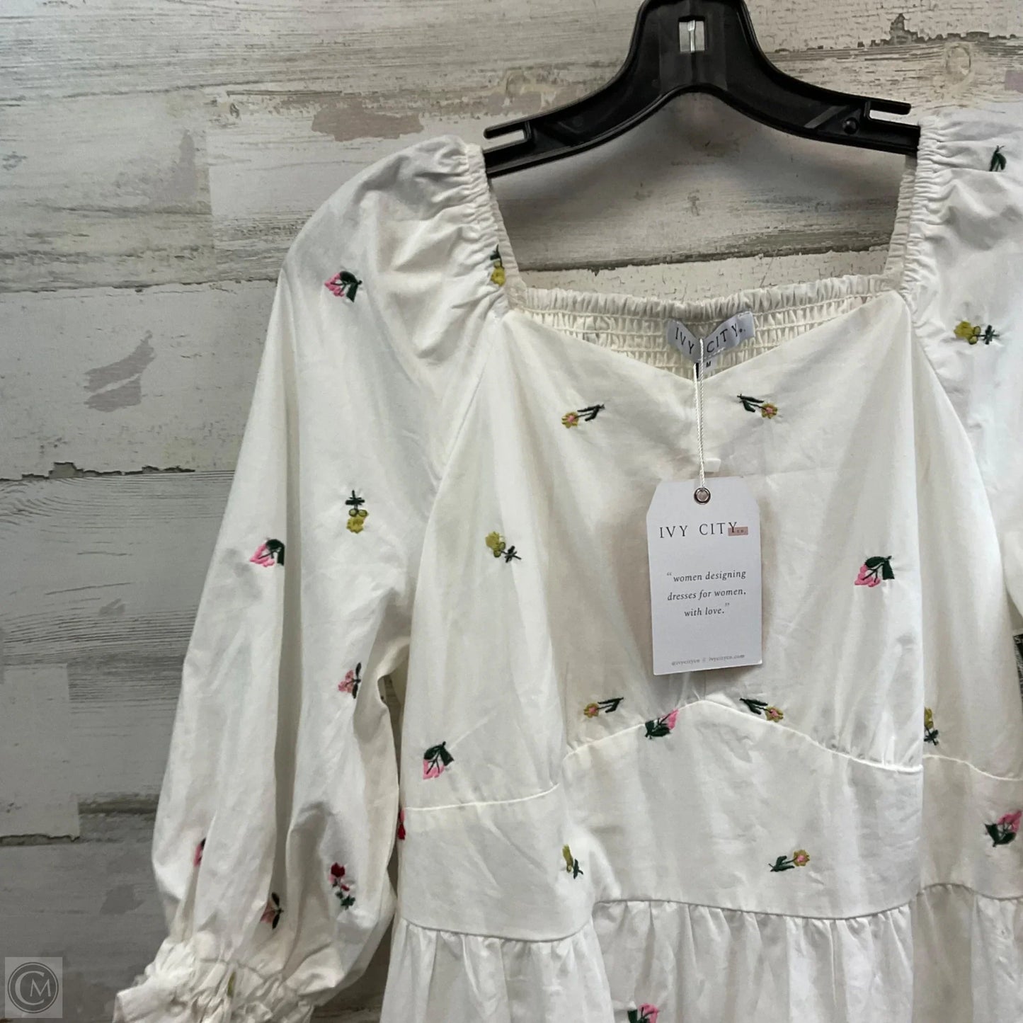 Dress Casual Midi By IVY CITY In White, Size: M