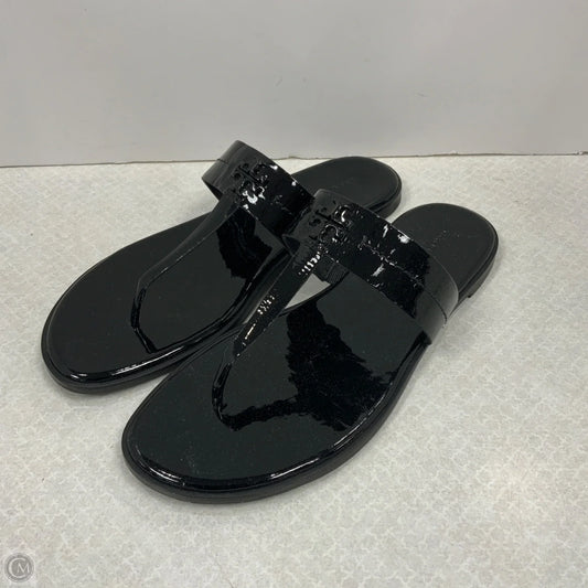 Sandals Designer By Tory Burch In Black, Size: 10.5