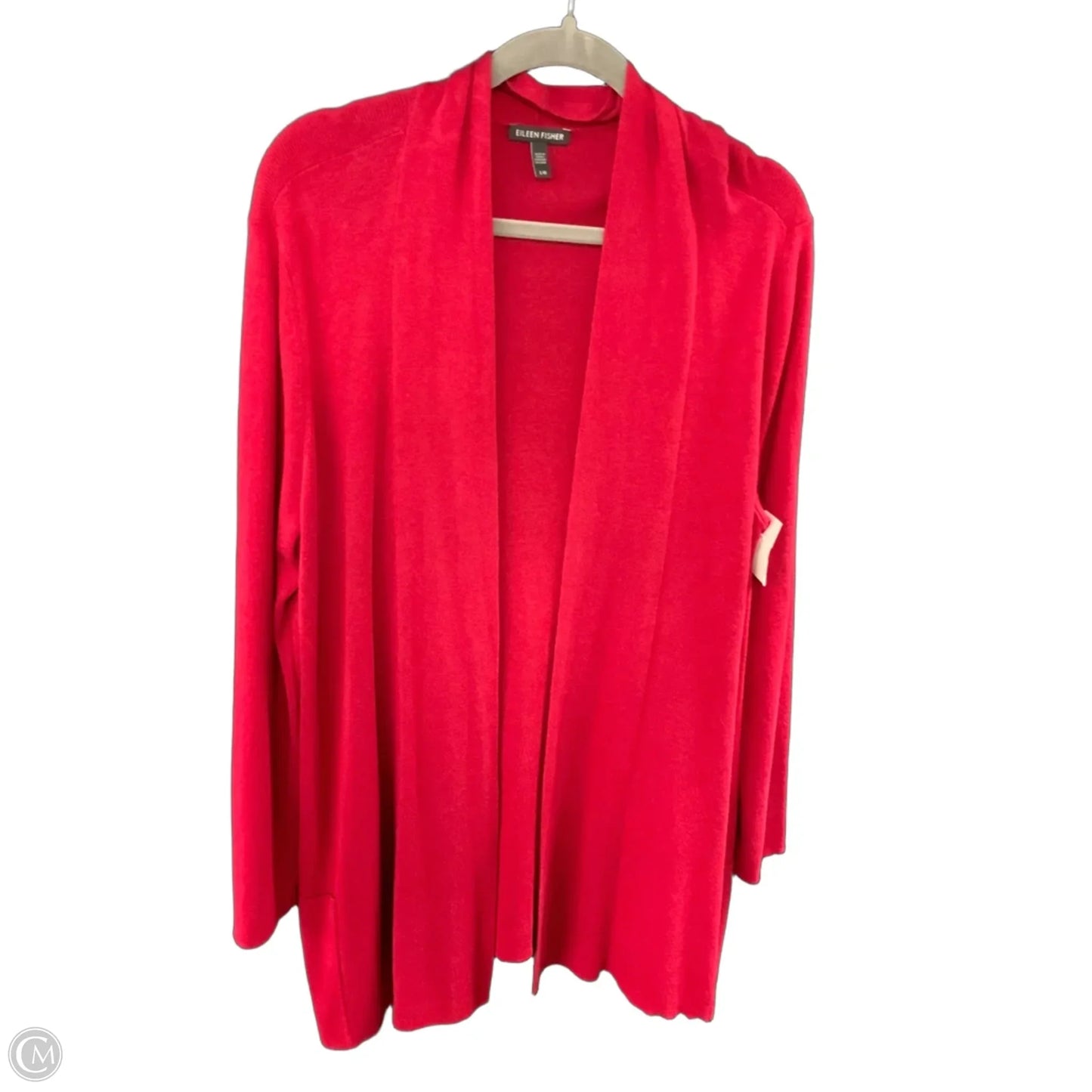 Cardigan By Eileen Fisher In Red, Size: L