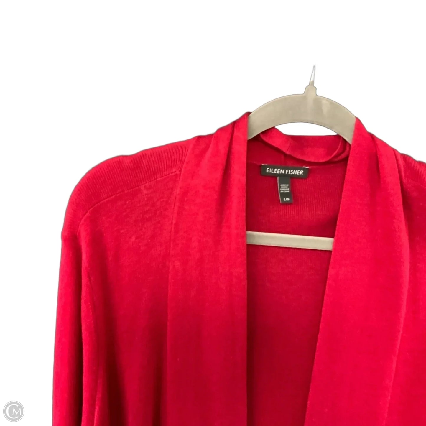 Cardigan By Eileen Fisher In Red, Size: L