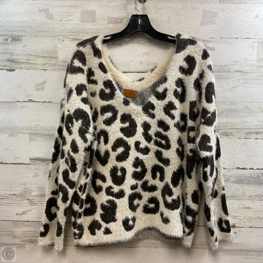 Sweater By Pol In Animal Print, Size: M