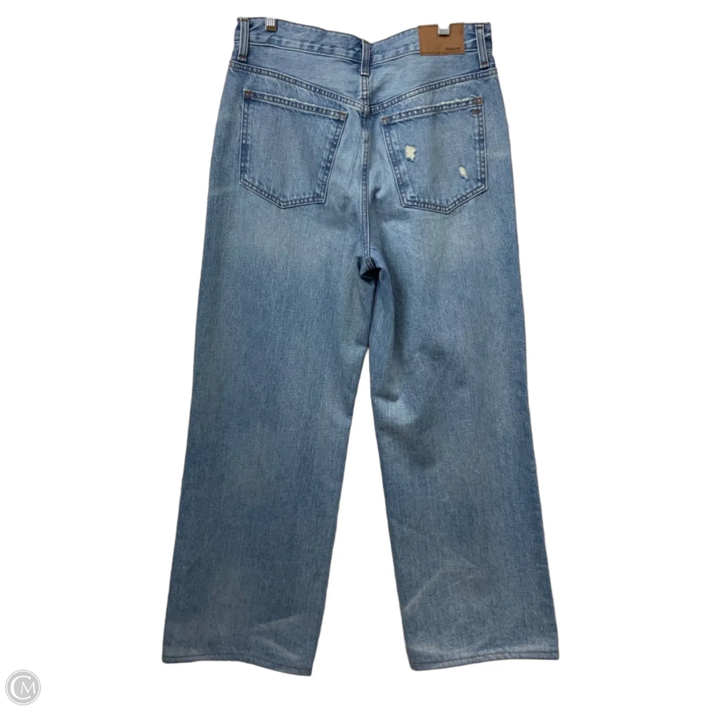Jeans Wide Leg By Madewell In Blue Denim, Size: 2
