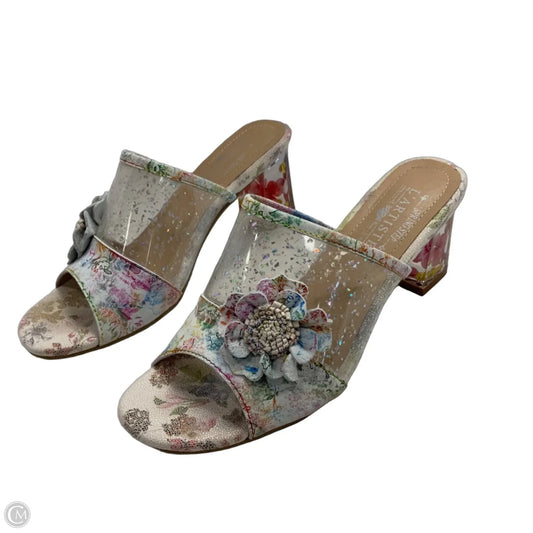 Sandals Heels Block By Spring Step In Multi-colored, Size: 7.5