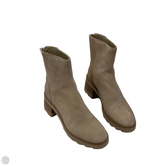 Boots Ankle Heels By Dolce Vita In Tan, Size: 8.5