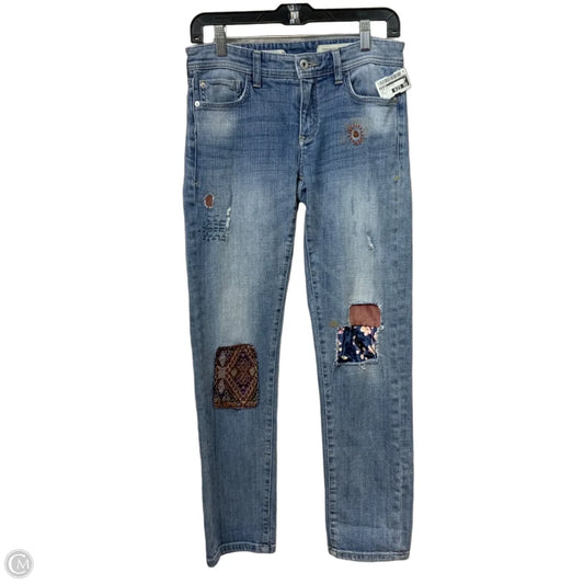 Jeans Boyfriend By Pilcro In Blue Denim, Size: 2