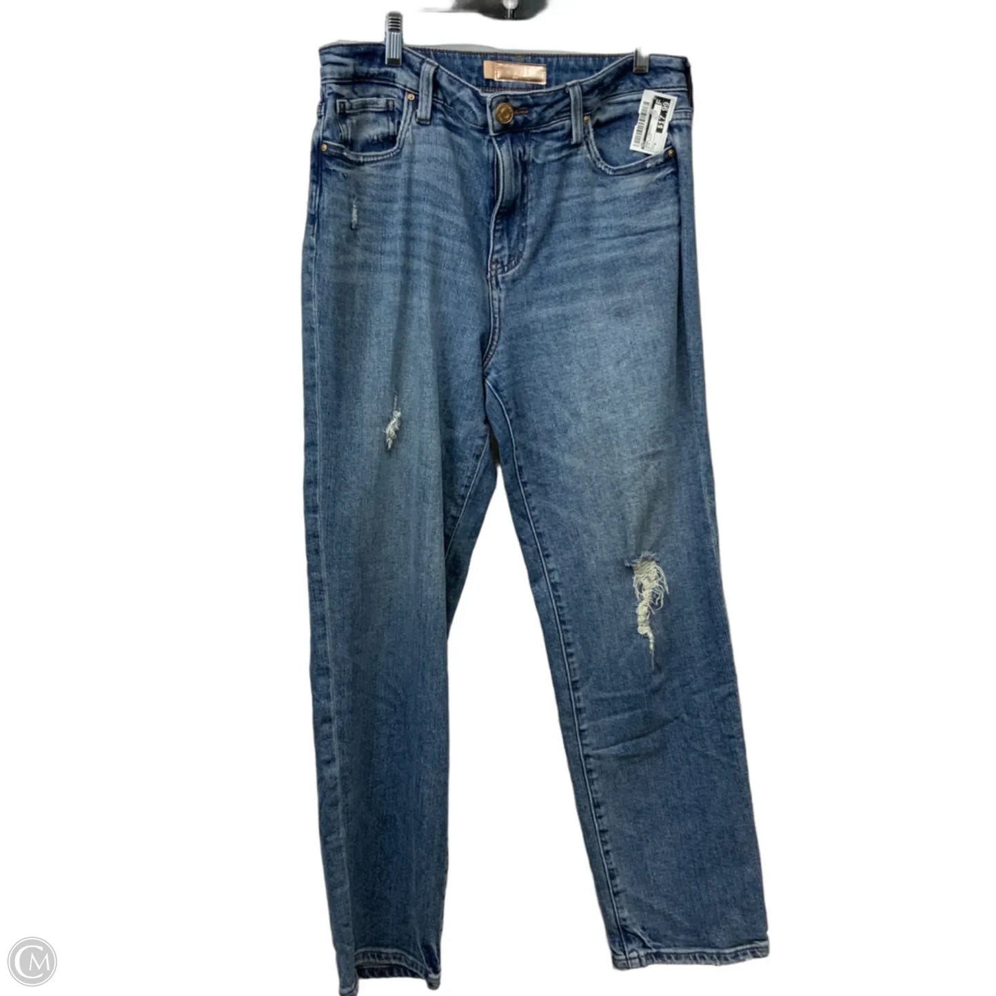 Jeans Straight By Kut In Blue Denim, Size: 8