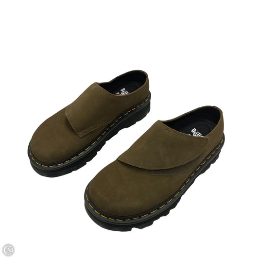 Shoes Flats By Dr Martens In Green, Size: 8