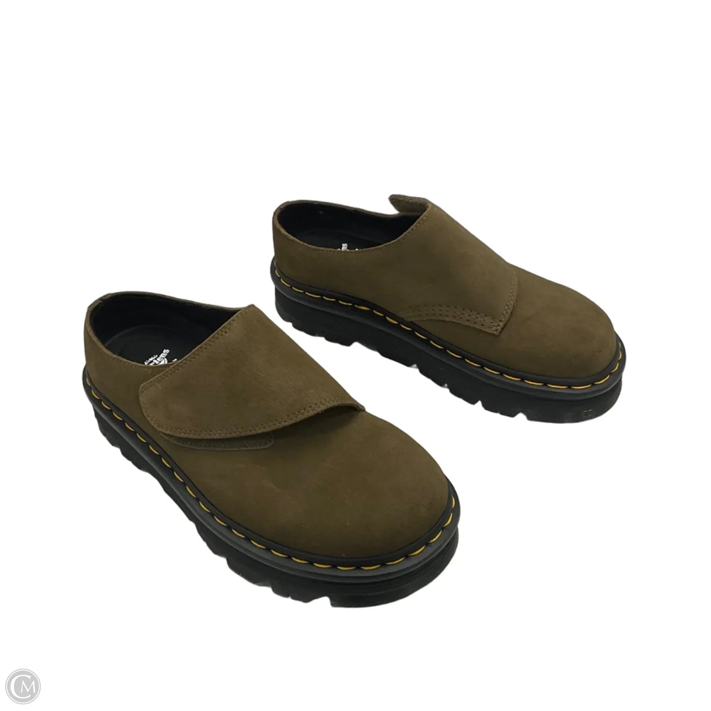 Shoes Flats By Dr Martens In Green, Size: 8