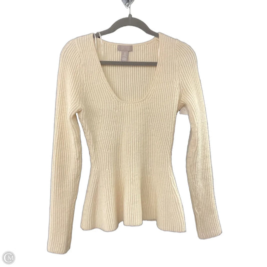 Sweater By H&m In Cream, Size: M