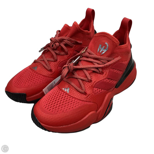 Shoes Athletic By Adidas In Red, Size: 8.5