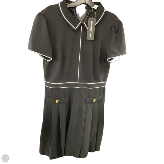 Dress Casual Midi By Karl Lagerfeld In Black, Size: 10