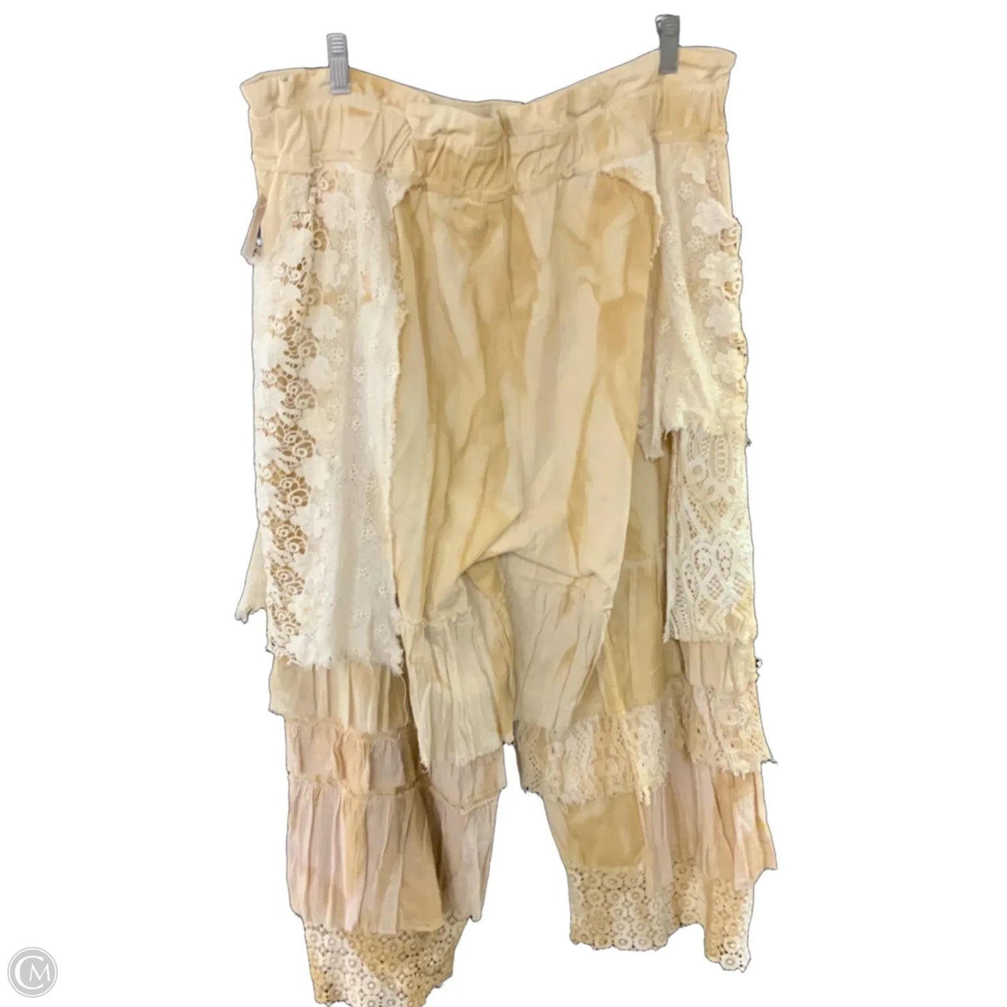 Jeans Wide Leg By A Rare Bird In Cream Denim, Size: Xl