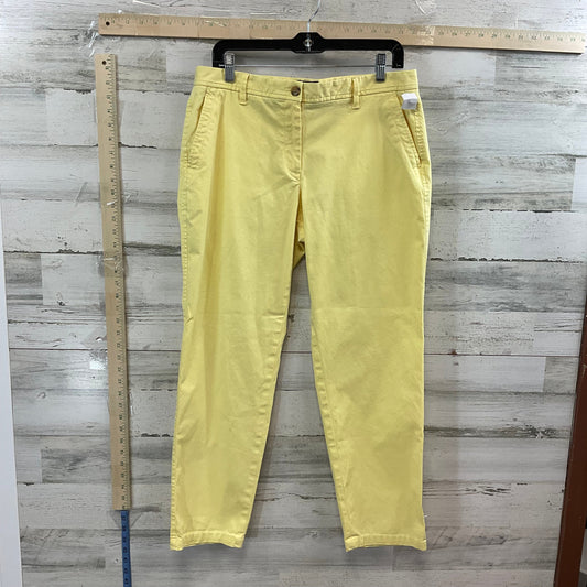 Yellow Pants Chinos & Khakis Talbots, Size 8