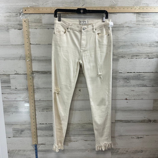 Cream Pants Cropped Free People, Size 2