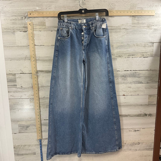 Blue Denim Jeans Flared Free People, Size 2