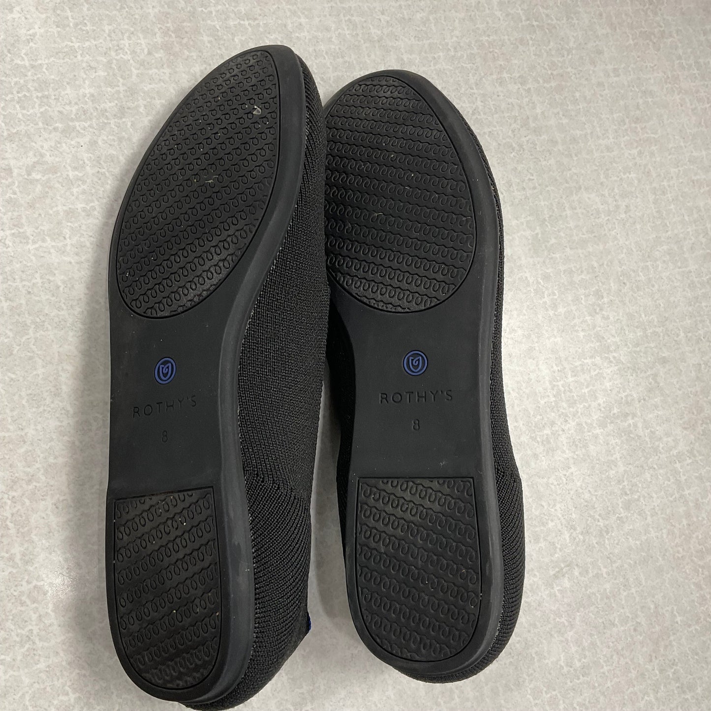 Black Shoes Flats Rothys, Size 8