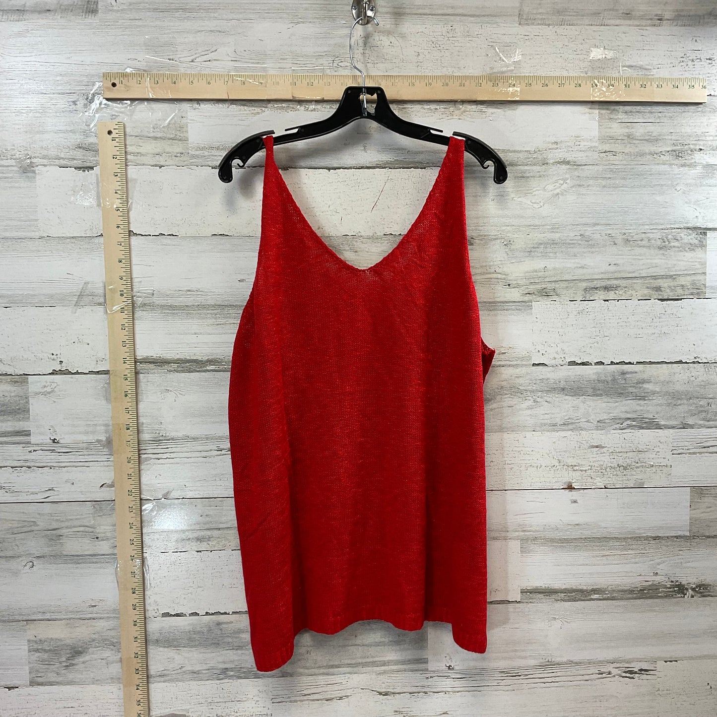 Red Top Sleeveless Maurices, Size 3x