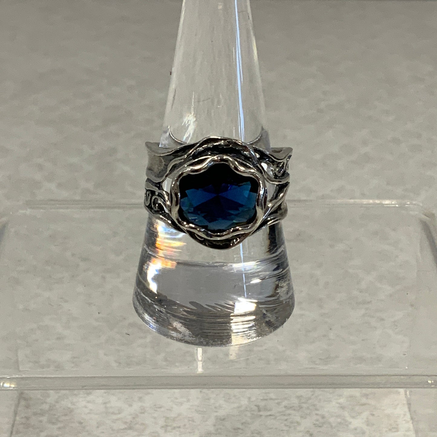 Ring Sterling Silver Cmb, Size 10
