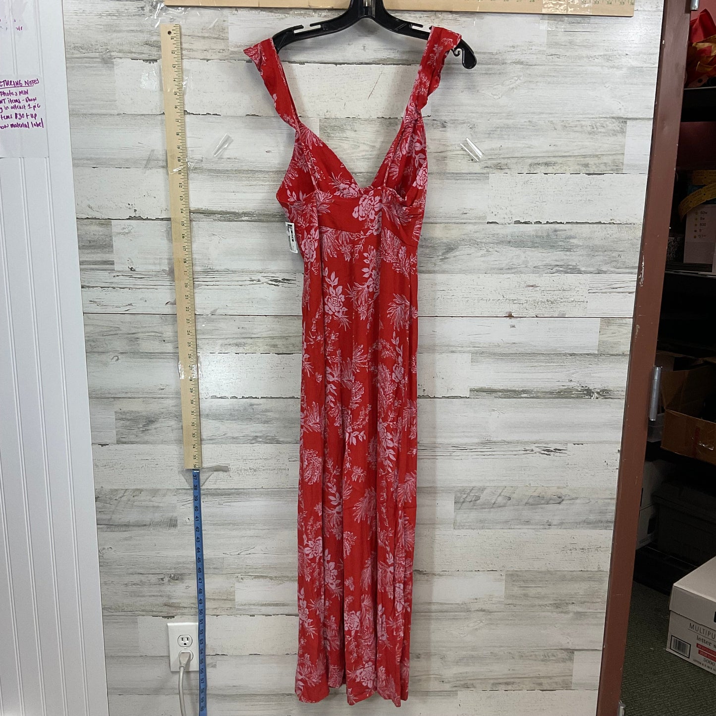 Red Jumpsuit Free People, Size Xs