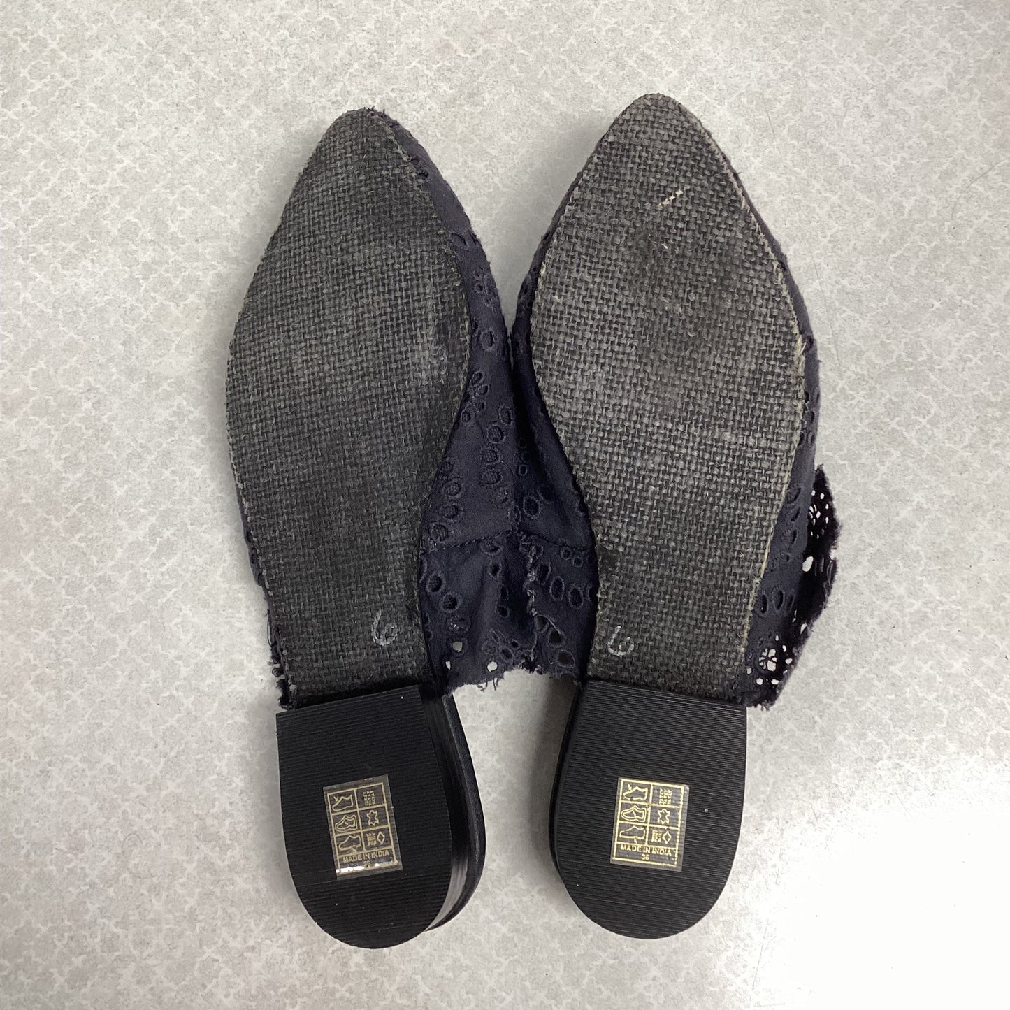 Grey Shoes Flats Free People, Size 6