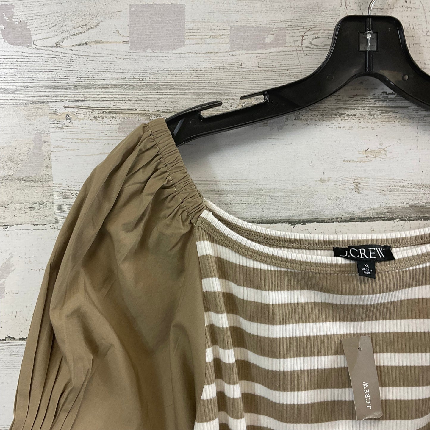 Top Short Sleeve By J. Crew In Brown, Size: Xl