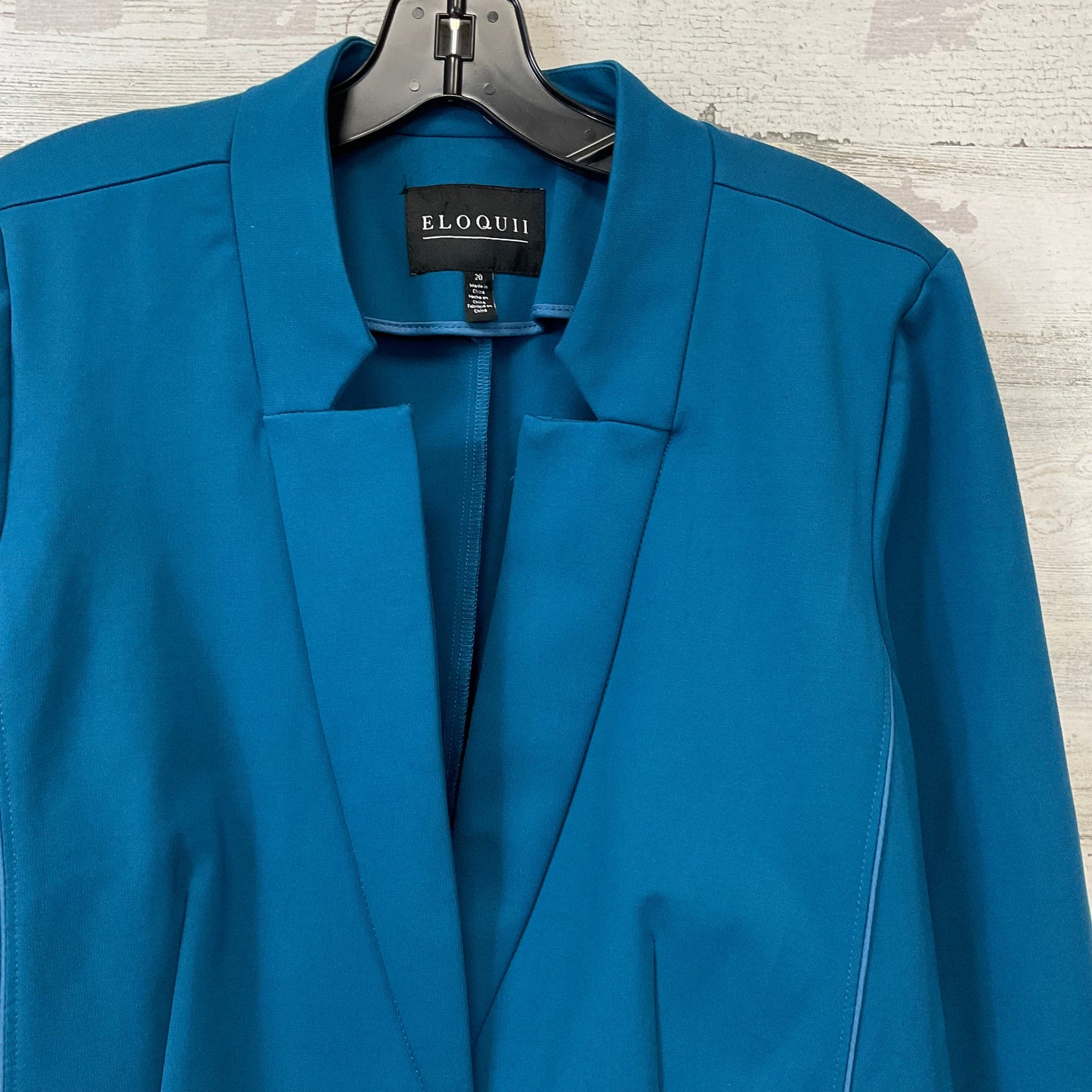 Blazer By Eloquii In Blue, Size: 2x