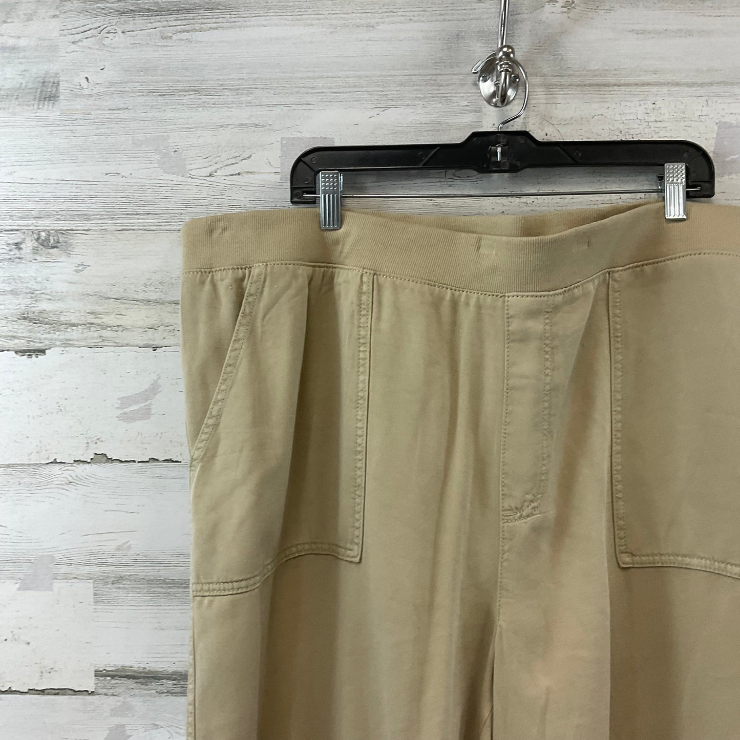 Pants Cropped By St Johns Bay In Tan, Size: 3x