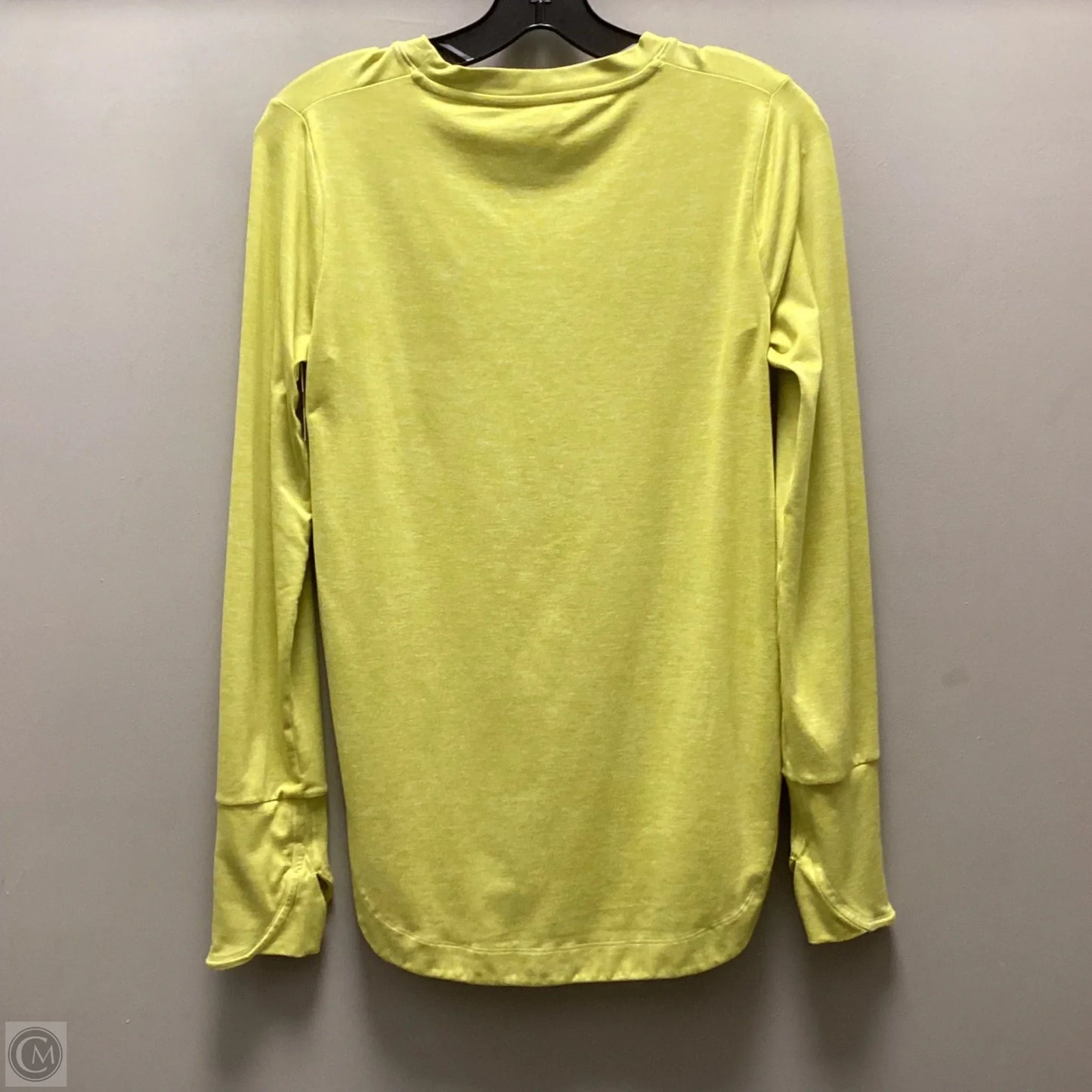 Athletic Top Long Sleeve Crewneck By Athleta In Yellow, Size: Xs