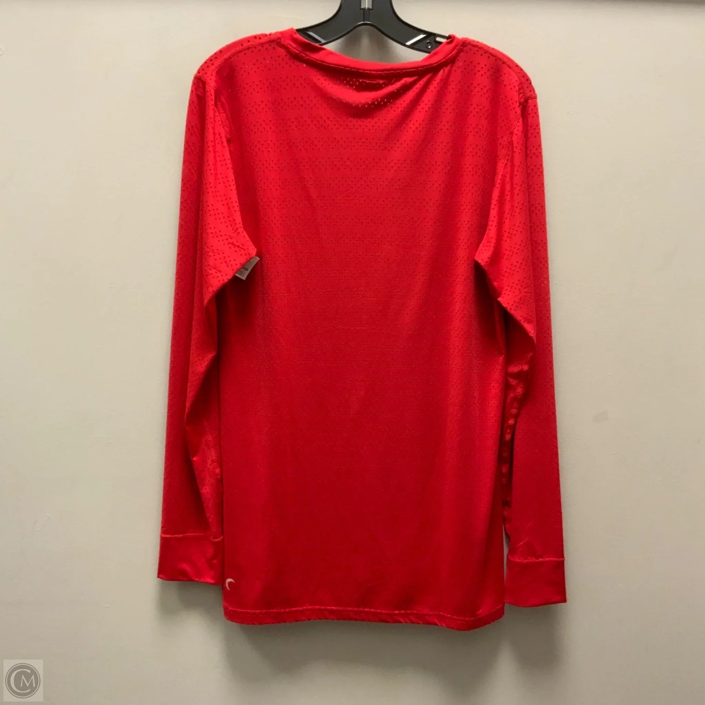 Athletic Top Long Sleeve Crewneck By Zyia In Red, Size: Xl