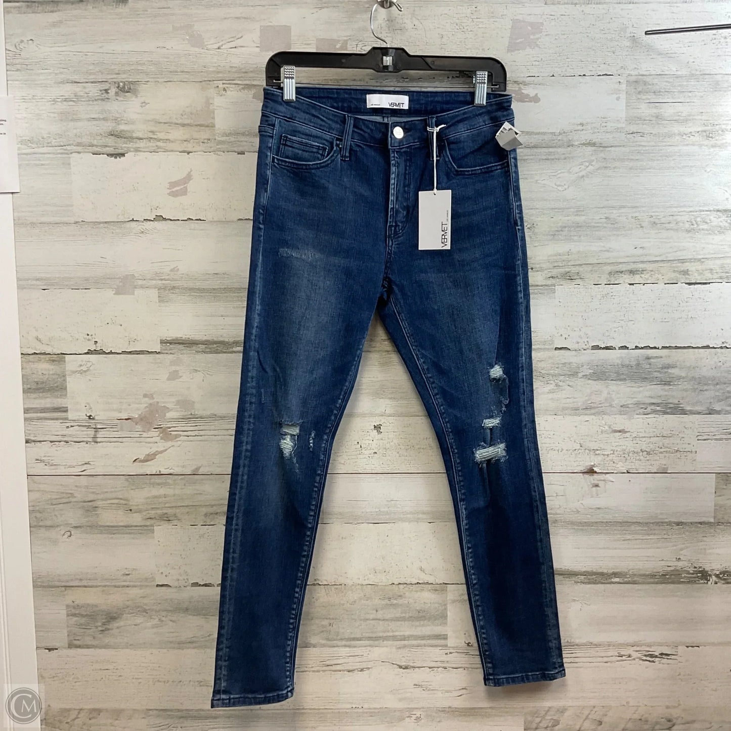 Jeans Skinny By PETRA In Blue Denim, Size: 4