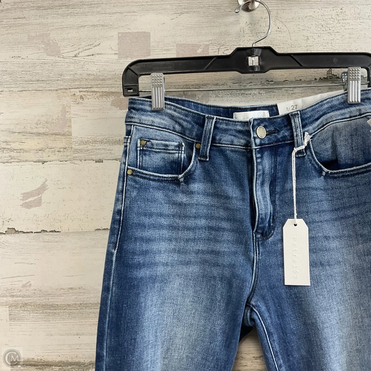 Jeans Skinny By PETRA In Blue Denim, Size: 4