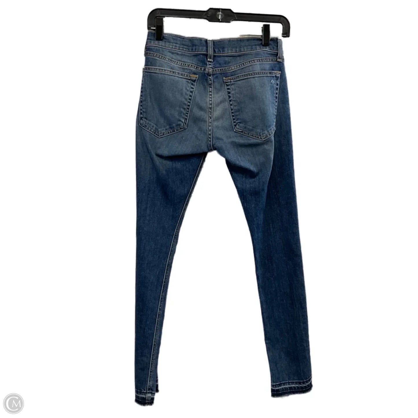 Jeans Skinny By Rag & Bones Jeans In Blue Denim, Size: 00