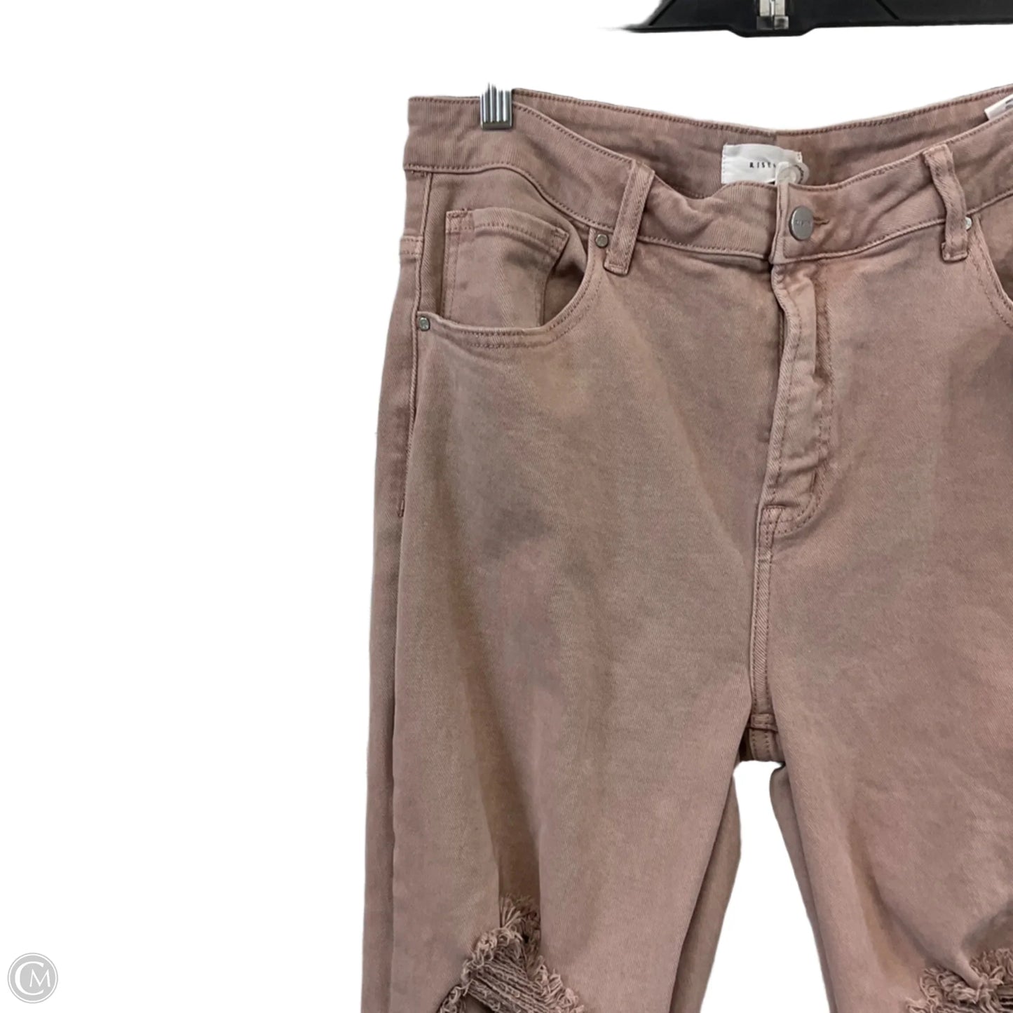 Jeans Straight By Risen In Brown, Size: 1x