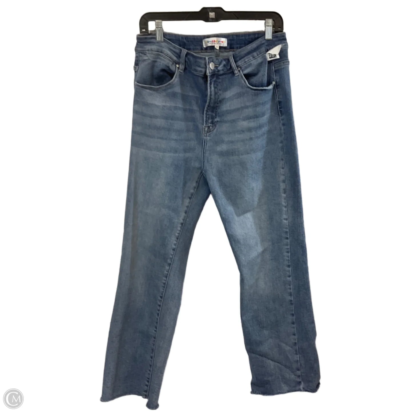 Jeans Straight By Risen In Blue Denim, Size: 1x