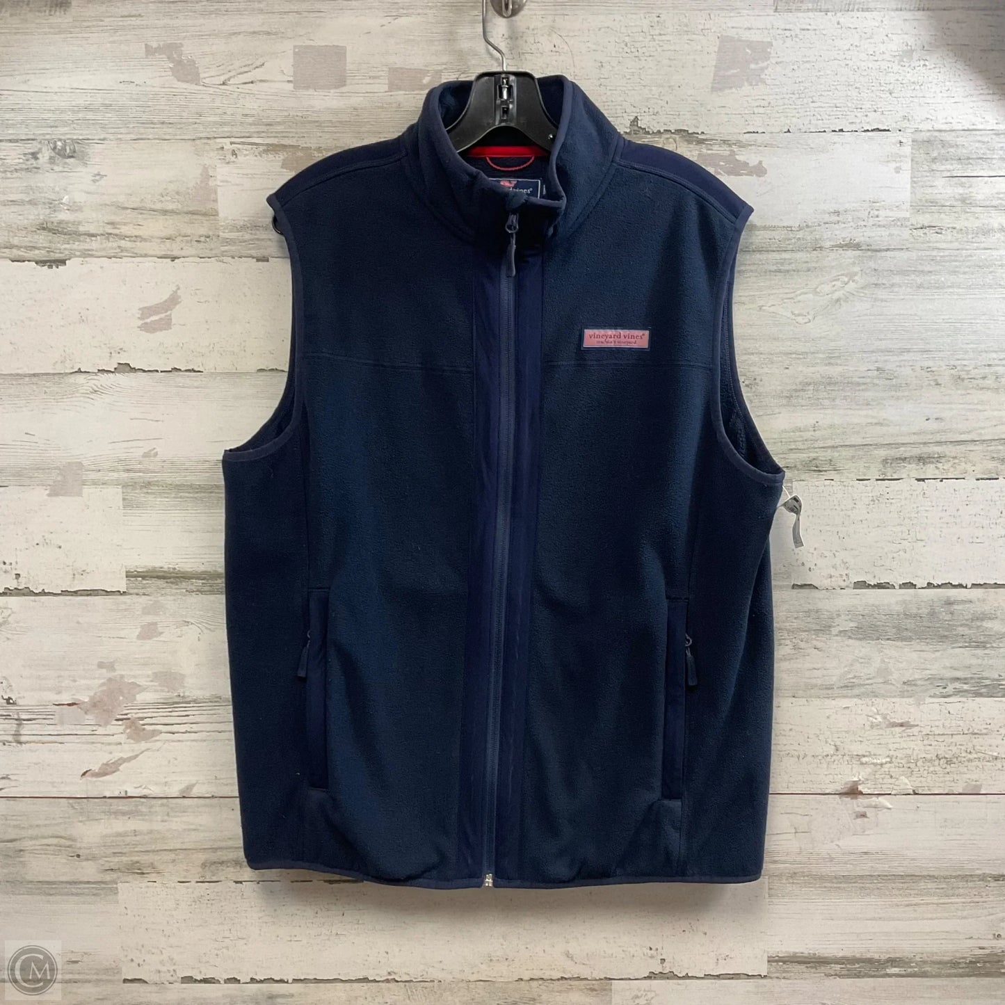 Vest Fleece By Vineyard Vines In Blue, Size: M