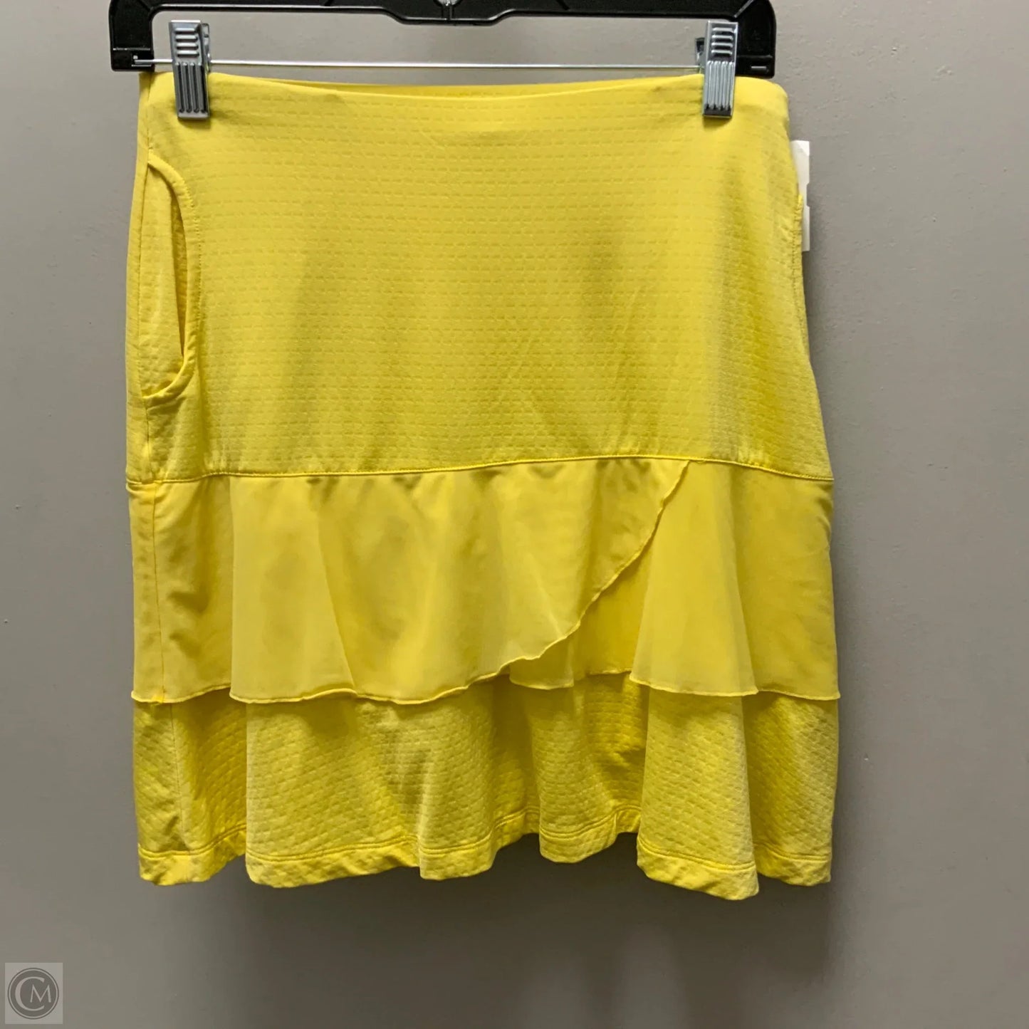 Athletic Skort By Bette And Court In Yellow, Size: Large