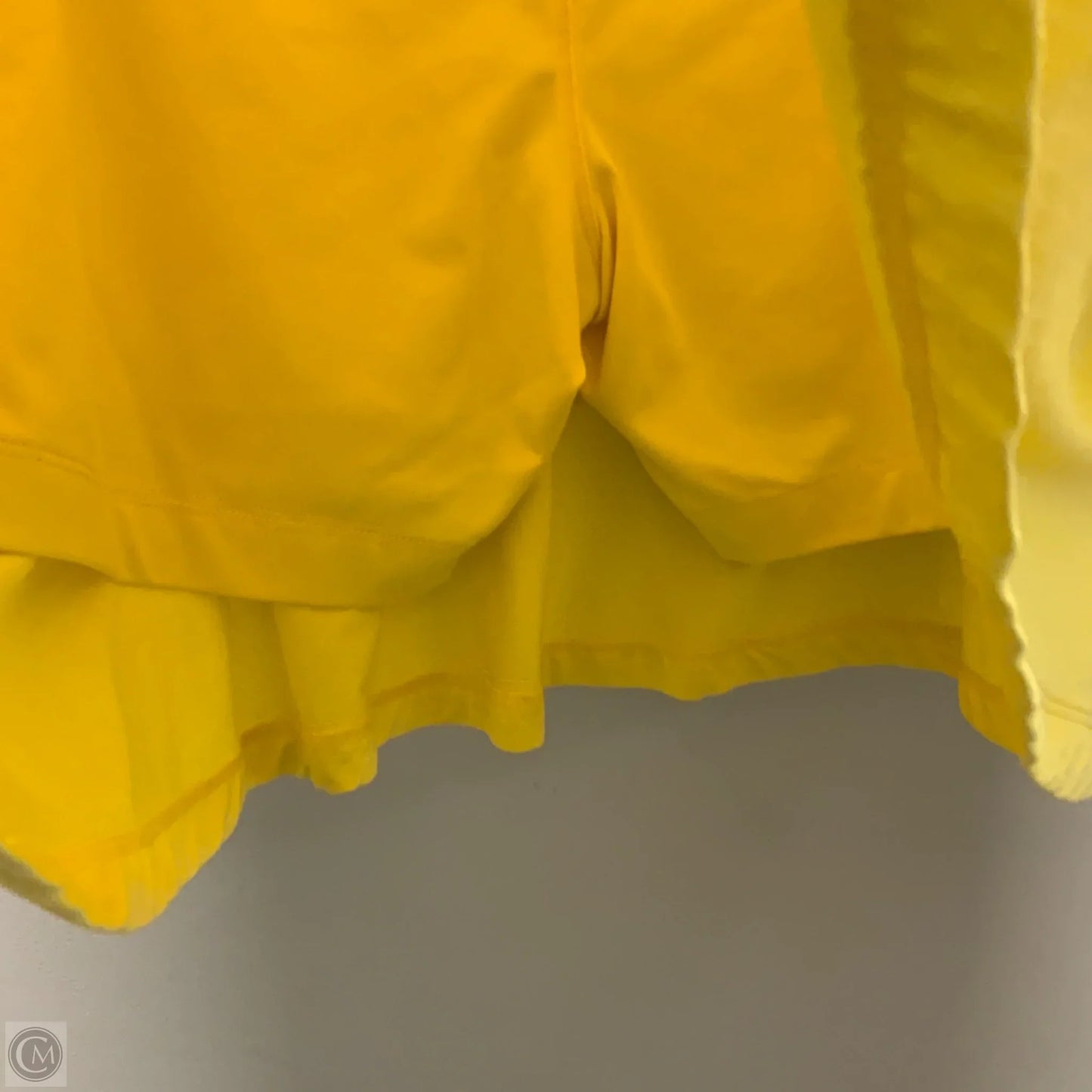 Athletic Skort By Bette And Court In Yellow, Size: Large