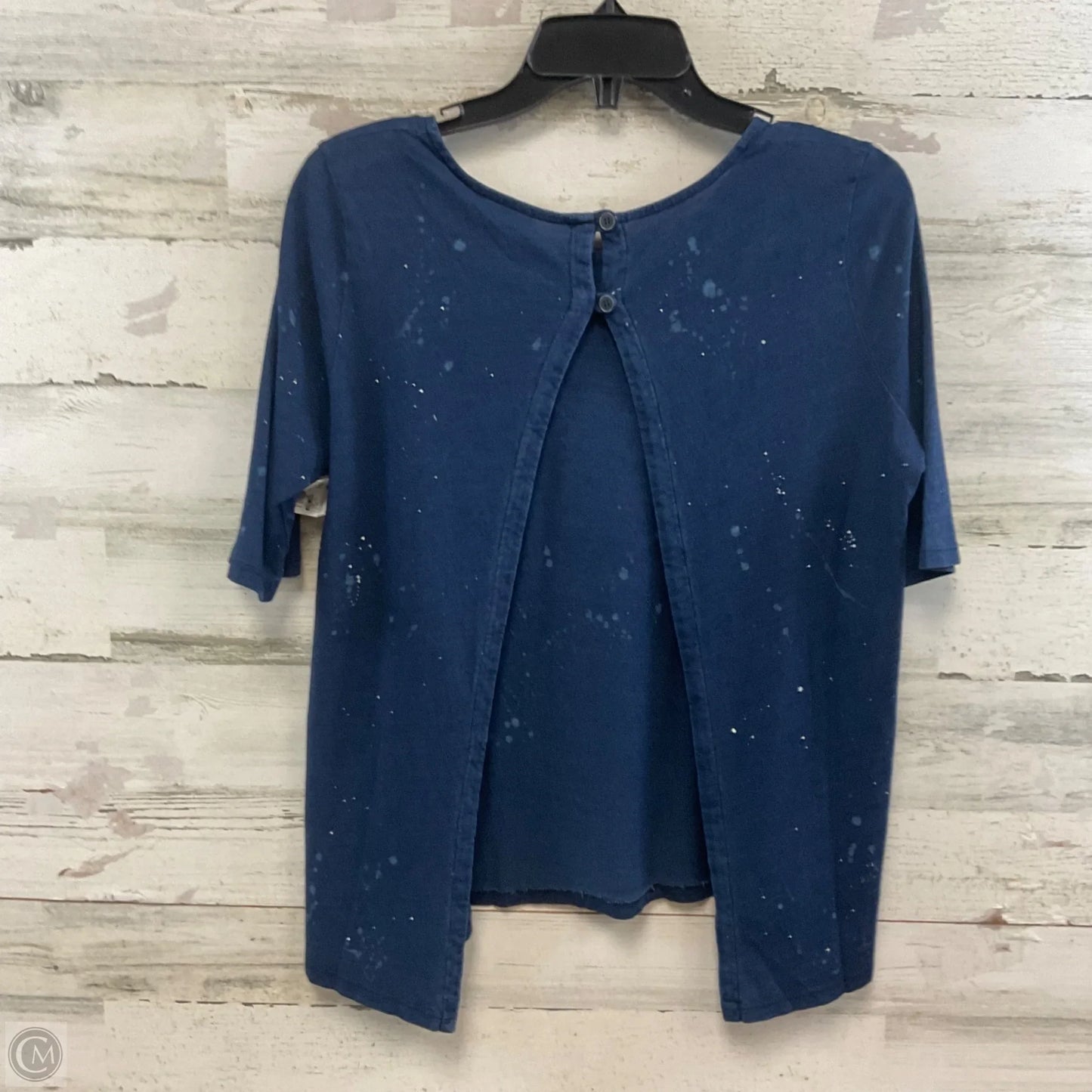 Top Short Sleeve By Ag Jeans In Blue, Size: S