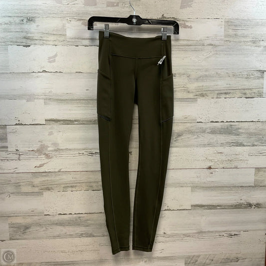Athletic Leggings By Lululemon In Green, Size: 2