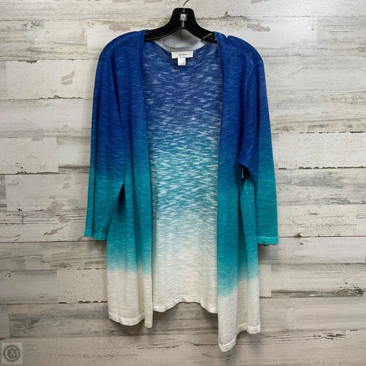 Cardigan By Cj Banks In Blue, Size: Xl