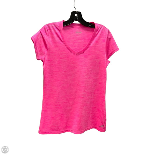Athletic Top Short Sleeve By Bcg In Pink, Size: S