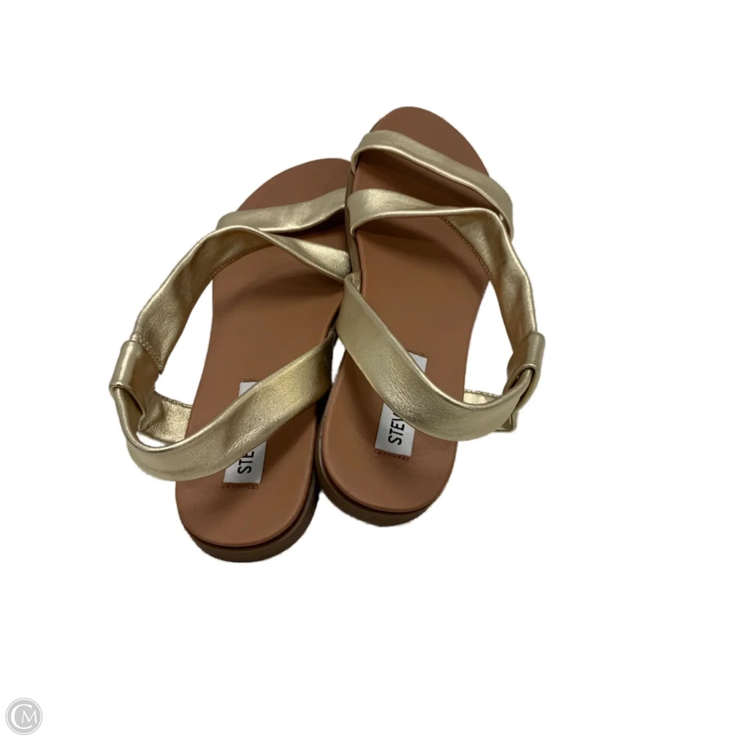 Sandals Flats By Steve Madden In Gold, Size: 8.5
