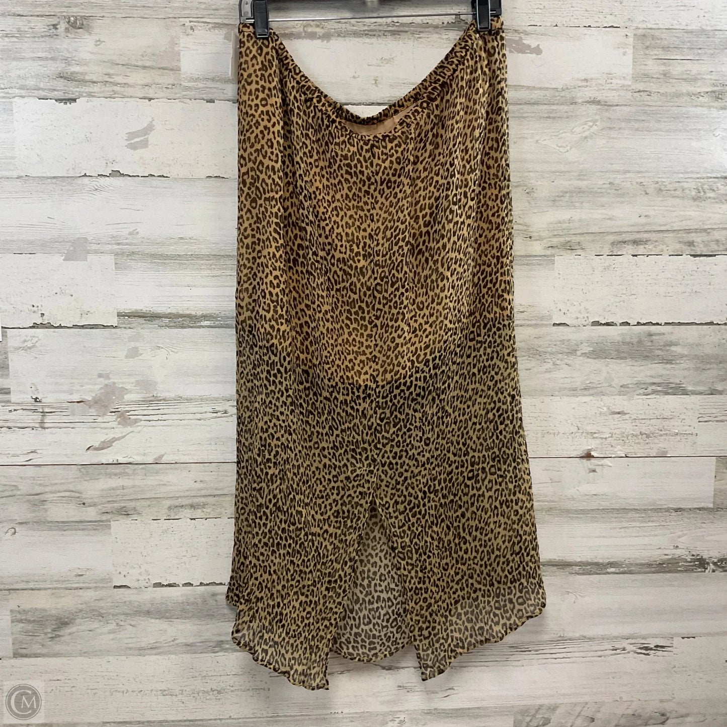 Skirt Midi By J. Crew In Animal Print, Size: Xl